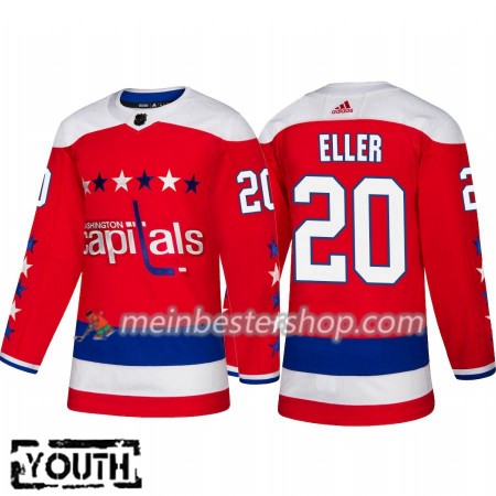 Washington Capitals Lars Eller 20 Adidas 2018-2019 Alternate Trikot Authentic - Kinder